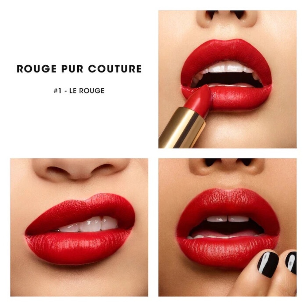 Yves Saint Laurent Mini Rouge Pur Couture Lipstick - 01 Le Rouge - Picture 5 of 7